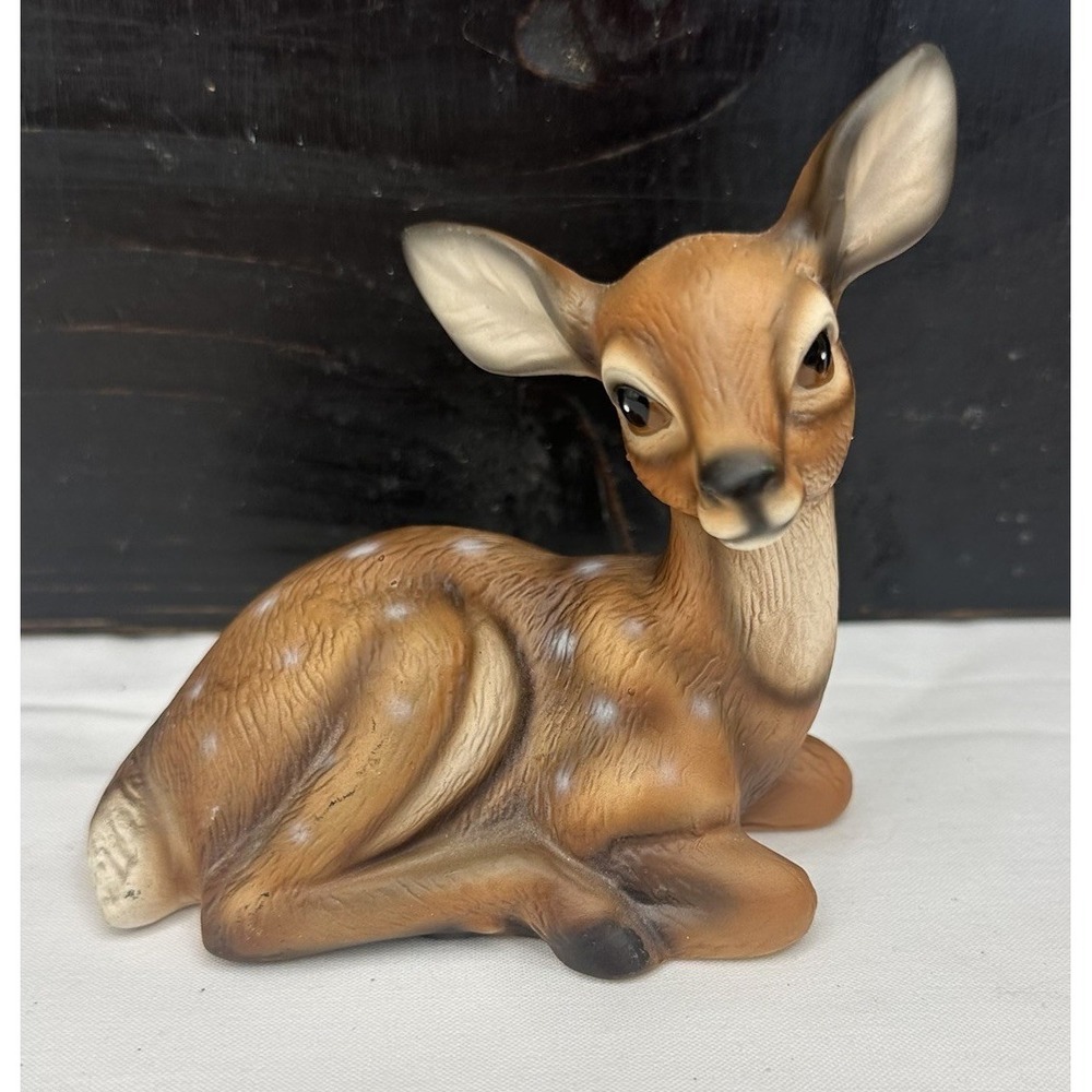 Vintage UC&GC 4" Deer Fawn House Figurine Japan Collectible